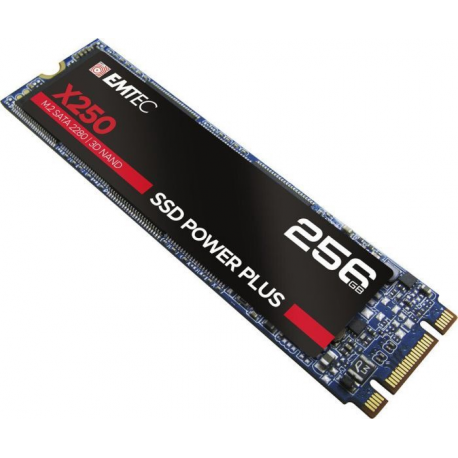 EMTEC SSD Power Plus X250 - SSD - 256 GB - internal - M.2 2280 - SATA 6Gb / s - 2
