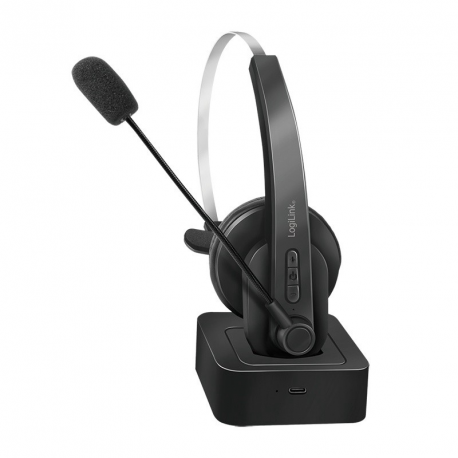 LogiLink - Headset - on-ear - Bluetooth - wireless - black - 3