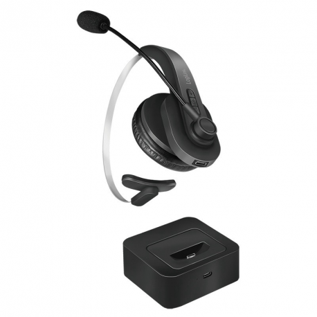LogiLink - Headset - on-ear - Bluetooth - wireless - black - 7