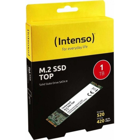 Intenso TOP - SSD - 1 TB - internal - M.2 2280 - SATA 6Gb / s - 2