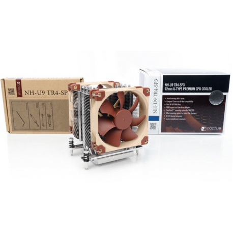 Noctua NH-U9 TR4-SP3 - Processor cooler - (for: TR4, SP3) - aluminium with copper base - 92 mm - 2