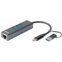D-Link DUB-2315 - Network adapter - USB-C / Thunderbolt 3 - Gigabit Ethernet x 1