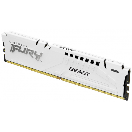 Kingston FURY Beast - DDR5 - kit - 64 GB: 2 x 32 GB - DIMM 288-pin - 3000 MHz / PC5-48000 - CL36 - 1.35 V - unbuffered - on-die ECC - white - 2