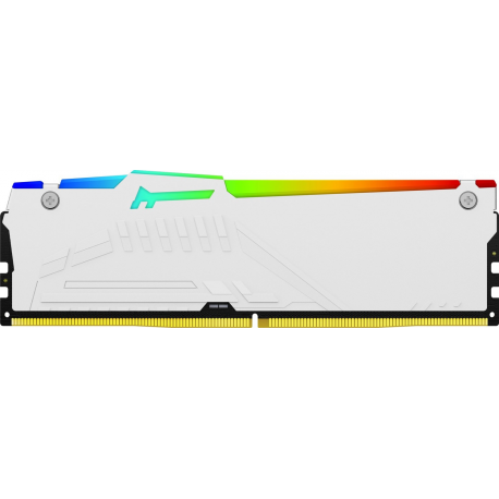 Kingston FURY Beast RGB - DDR5 - kit - 64 GB: 2 x 32 GB - DIMM 288-pin - 5600 MHz  /  PC5-44800 - CL40 - 1.25 V - unbuffered - on-die ECC - white - 3