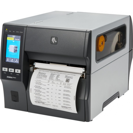 TT Printer ZT421_ 6_, 203 dpi, US Cord, Serial, USB, 10/100 Ethernet, Bluetooth 4.1/MFi, USB Host, RFID UHF Encoder: US   Canada - 2