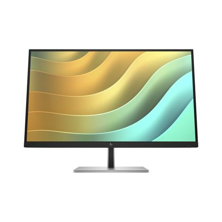 HP E27u G5 - E-Series - LED monitor - 27" (27" viewable) - 2560 x 1440 QHD @ 75 Hz - IPS - 350 cd / m² - 1000:1 - 5 ms - HDMI, DisplayPort, USB-C - black head, black and silver (stand) - 0