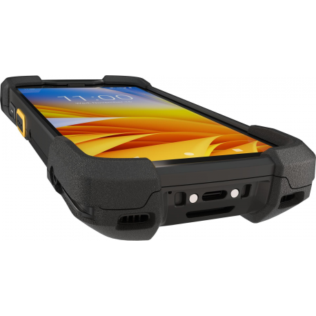 Zebra TC78 - Data collection terminal - rugged - Android - 128 GB UFS card - 6" (1080 x 2160) - rear camera + front camera - barcode reader - (2D imager) - USB host - microSD slot - NFC, Bluetooth, 802.11a / b / g / n / ac / ax (Wi-Fi 6E) - 5G - TAA Compliant - 3