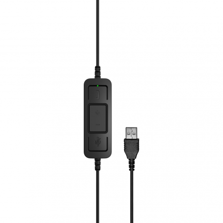 EPOS I SENNHEISER IMPACT SC 30 USB ML - Headset - on-ear - wired - USB - black with orange colour highlights - 5