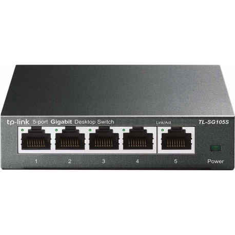 TP-Link TL-SG105S - Switch - 5 x 10 / 100 / 1000 - desktop - 0