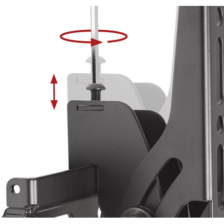 B-TECH BT8431 - Mounting kit (tilt wall mount) - for flat panel - black - screen size: 22"-50" - wall-mountable - 1
