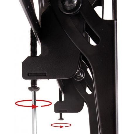 B-TECH BT8431 - Mounting kit (tilt wall mount) - for flat panel - black - screen size: 22"-50" - wall-mountable - 2