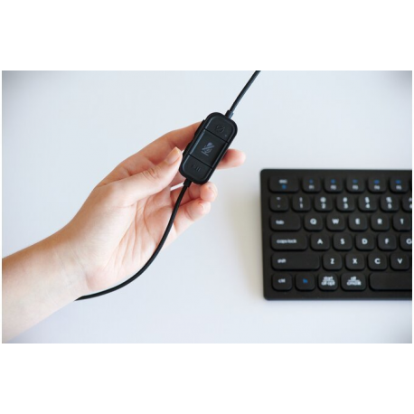 Kensington H2000 - Headset - full size - wired - USB-C - noise isolating - 14