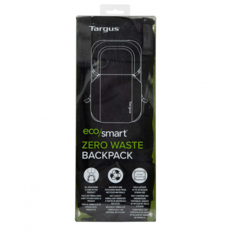 Targus EcoSmart Zero Waste - Notebook carrying backpack - up to 15.6" - 19