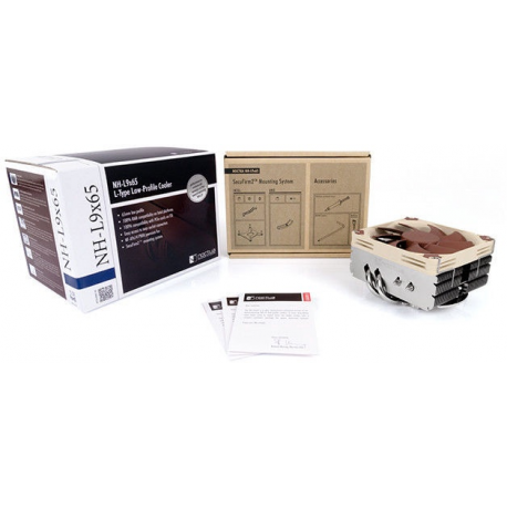 Noctua NH-L9X65 - Processor cooler - (for: LGA1156, AM2, AM2+, AM3, LGA1155, AM3+, LGA2011, FM1, FM2, LGA1150, FM2+, LGA1151, AM4, LGA1200) - aluminum with nickel plated copper base - 92 mm - 3