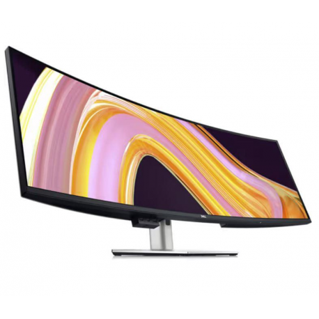 Dell UltraSharp U4924DW - LED monitor - curved - 49" - 5120 x 1440 5K Dual QHD @ 60 Hz - IPS Black - 350 cd / m² - 2000:1 - 5 ms - 2xHDMI, DisplayPort, USB-C - speakers - with 3 years Advanced Exchange Service - Disti SNS - 0