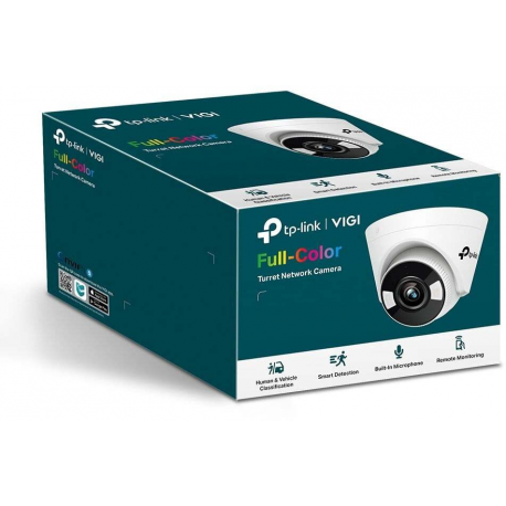 TP-Link VIGI C430 V1 - Network surveillance camera - pan / tilt - turret - colour (Day&Night) - 3 MP - 2304 x 1296 - M12 mount - fixed focal - audio - LAN 10 / 100 - H.265+, H.265, H.264+, H.264 - DC 12 V / PoE - 6