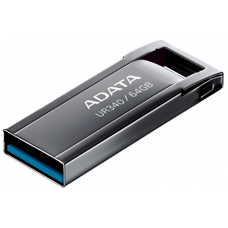 ADATA UR340 - USB flash drive - 64 GB - USB 3.2 Gen 1 - black - 1