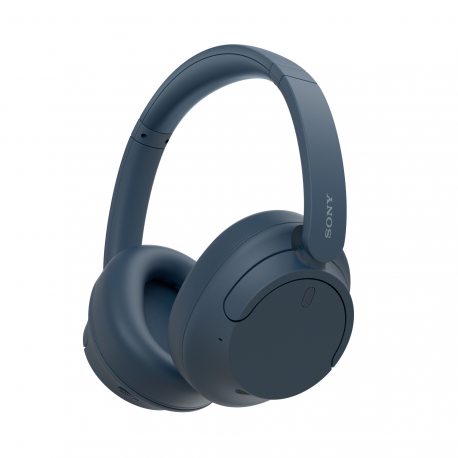 Sony WH-CH720N - Headphones with mic - full size - Bluetooth - wireless, wired - active noise cancelling - 3.5 mm jack - blue - 0
