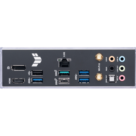 ASUS TUF GAMING B760-PLUS WIFI - Motherboard - ATX - LGA1700 Socket - B760 Chipset - USB 3.2 Gen 1, USB 3.2 Gen 2, USB-C 3.2 Gen2, USB-C 3.2 Gen 2x2 - 2.5 Gigabit LAN, Wi-Fi 6, Bluetooth - onboard graphics (CPU required) - HD Audio (8-channel) - 4