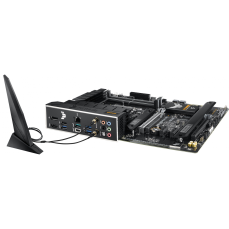 ASUS TUF GAMING B760-PLUS WIFI - Motherboard - ATX - LGA1700 Socket - B760 Chipset - USB 3.2 Gen 1, USB 3.2 Gen 2, USB-C 3.2 Gen2, USB-C 3.2 Gen 2x2 - 2.5 Gigabit LAN, Wi-Fi 6, Bluetooth - onboard graphics (CPU required) - HD Audio (8-channel) - 5