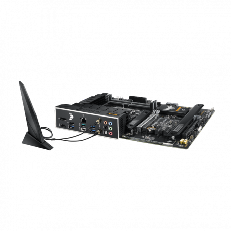 ASUS TUF GAMING B760-PLUS WIFI - Motherboard - ATX - LGA1700 Socket - B760 Chipset - USB 3.2 Gen 1, USB 3.2 Gen 2, USB-C 3.2 Gen2, USB-C 3.2 Gen 2x2 - 2.5 Gigabit LAN, Wi-Fi 6, Bluetooth - onboard graphics (CPU required) - HD Audio (8-channel) - 11