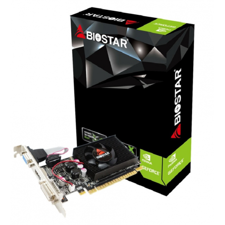 Biostar VN2103NHG6 Ver. G210 - Graphics card - GF 210 - 1 GB DDR3 - PCIe 2.0 x16 low profile - DVI, HDMI, VGA - box - 0