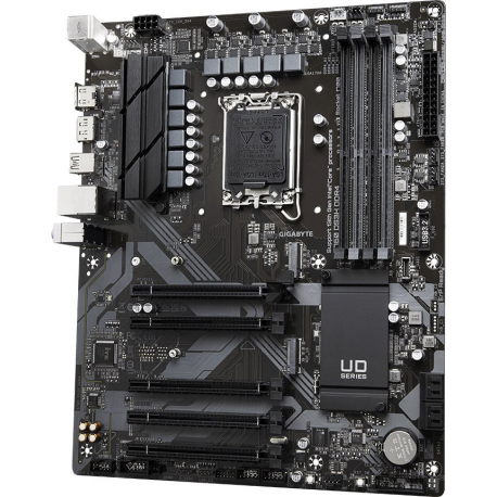 Gigabyte B760 DS3H DDR4 - 1.0 - motherboard - ATX - LGA1700 Socket - B760 Chipset - USB-C 3.2 Gen 2x2, USB-C 3.2 Gen 1, USB 3.2 Gen 2, USB 3.2 Gen 1 - Gigabit LAN - onboard graphics (CPU required) - HD Audio (8-channel) - 3