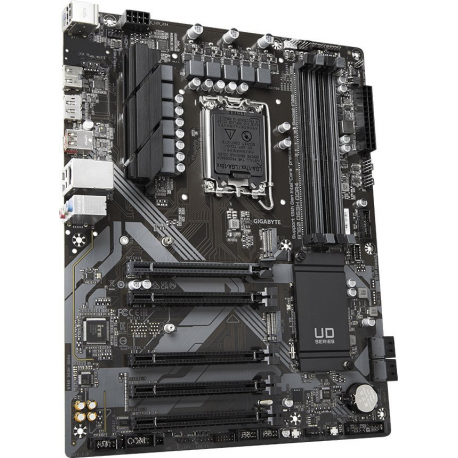 Gigabyte B760 DS3H DDR4 - 1.0 - motherboard - ATX - LGA1700 Socket - B760 Chipset - USB-C 3.2 Gen 2x2, USB-C 3.2 Gen 1, USB 3.2 Gen 2, USB 3.2 Gen 1 - Gigabit LAN - onboard graphics (CPU required) - HD Audio (8-channel) - 4