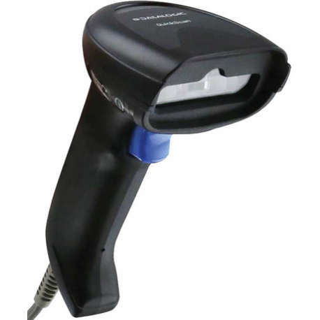 Datalogic QuickScan 2200 Series QD2220 - Kit - barcode scanner - handheld - ER - linear imager - 400 scan  /  sec - decoded - USB - 0