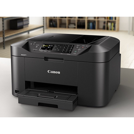Canon MAXIFY MB2150 - Multifunction printer - colour - ink-jet - A4 (210 x 297 mm), Legal (216 x 356 mm) (original) - A4 / Legal (media) - up to 18 ppm (copying) - up to 19 ipm (printing) - 250 sheets - 33.6 Kbps - USB 2.0, Wi-Fi(n), USB host - 3