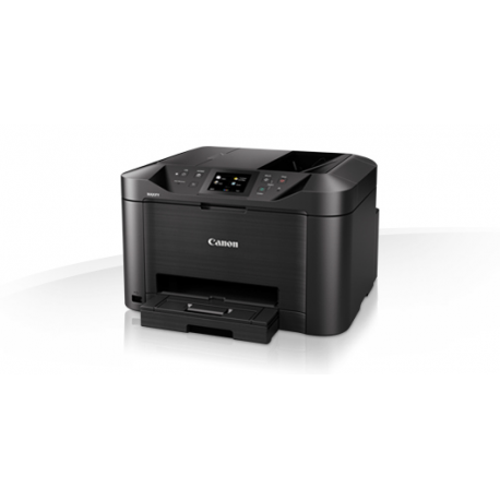Canon MAXIFY MB5150 - Multifunction printer - colour - ink-jet - A4 (210 x 297 mm), Legal (216 x 356 mm) (original) - A4 / Legal (media) - up to 22 ppm (copying) - up to 24 ipm (printing) - 250 sheets - 33.6 Kbps - USB 2.0, LAN, Wi-Fi(n), USB host - 3