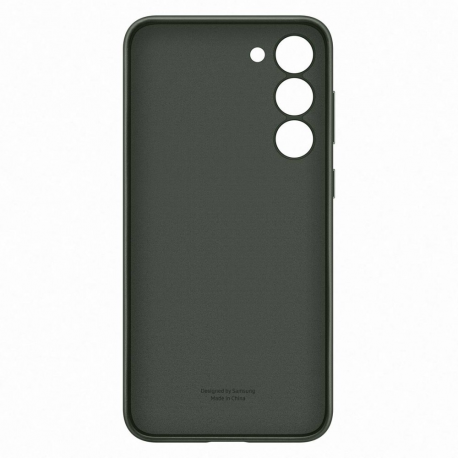 Samsung EF-VS916 - Back cover for mobile phone - genuine leather - green - for Galaxy S23+ - 4