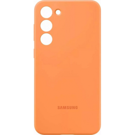 Samsung EF-PS916 - Back cover for mobile phone - silicone - orange - for Galaxy S23+ - 3