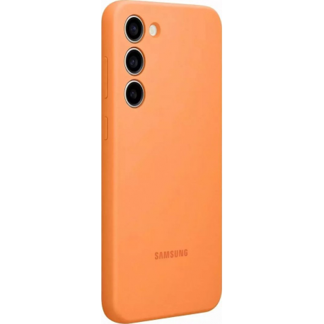 Samsung EF-PS916 - Back cover for mobile phone - silicone - orange - for Galaxy S23+ - 4