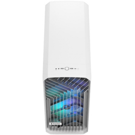 Fractal Design Torrent - Tower - extended ATX - windowed side panel (tempered glass) - no power supply (ATX) - white - USB/Audio - 5