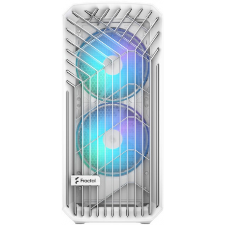 Fractal Design Torrent - Tower - extended ATX - windowed side panel (tempered glass) - no power supply (ATX) - white - USB/Audio - 6