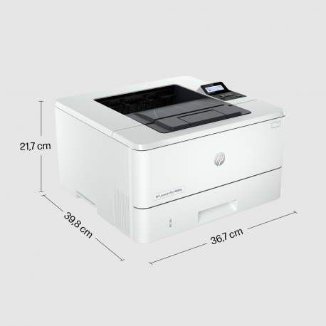 HP LaserJet Pro 4002dw - Printer - B / W - Duplex - laser - A4 / Legal - 4800 x 600 dpi - up to 40 ppm - capacity: 350 sheets - USB 2.0, Gigabit LAN, Bluetooth, Wi-Fi(n) - 4