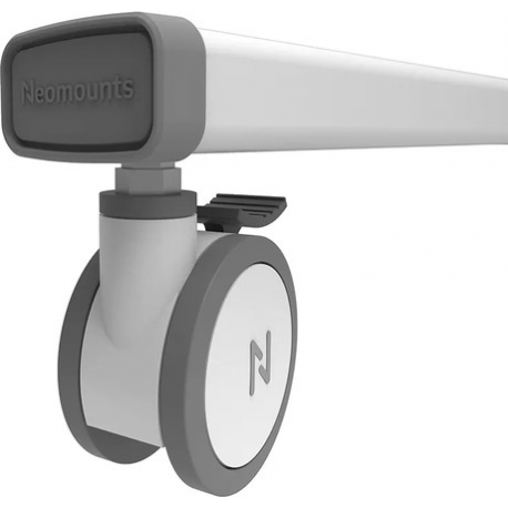 Neomounts by Newstar FL55-875WH1 - Cart - for flat panel - motorised - lockable - steel - white - screen size: 37"-100" - 10