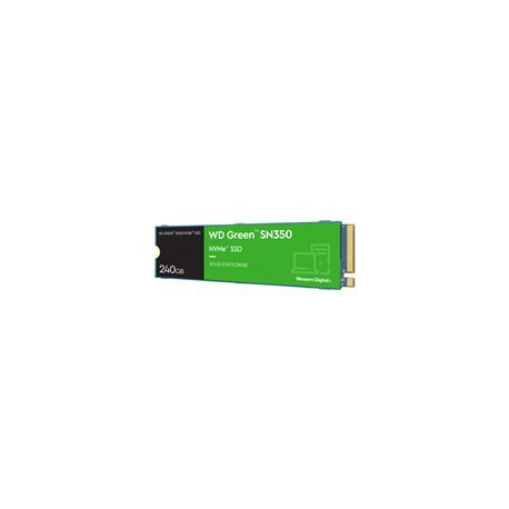 WD Green SN350 NVMe SSD WDS240G2G0C - SSD - 240 GB - internal - M.2 2280 - PCIe 3.0 x4 (NVMe) - 0