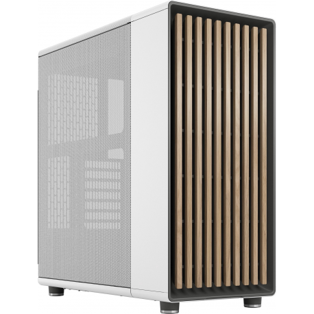 Fractal Design North - Mid tower - ATX - no power supply (ATX) - chalk white - USB/Audio - 0