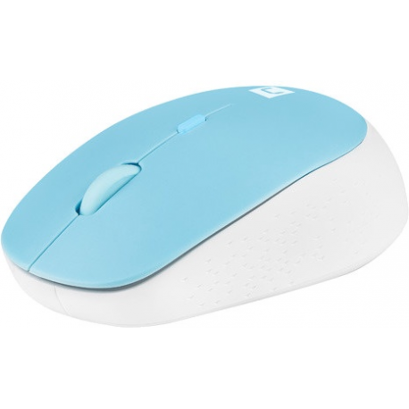 Natec Harrier 2 - Mouse - optical - 4 buttons - wireless - Bluetooth 5.1 - white, blue - 0