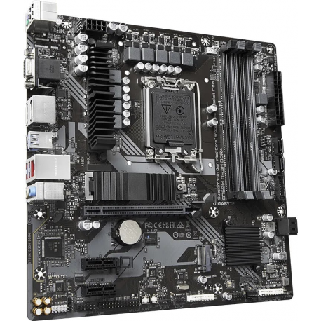 Gigabyte B760M DS3H DDR4 - 1.0 - motherboard - micro ATX - LGA1700 Socket - B760 Chipset - USB 3.2 Gen 2, USB 3.2 Gen 1, USB-C 3.2 Gen2 - 2.5 Gigabit LAN - onboard graphics (CPU required) - HD Audio (8-channel) - 1