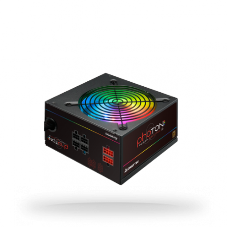 Chieftec Photon Series CTG-650C-RGB - Power supply (internal) - ATX12V 2.3/ EPS12V - AC 230 V - 650 Watt - active PFC - 0