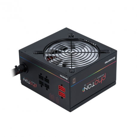 Chieftec Photon Series CTG-650C-RGB - Power supply (internal) - ATX12V 2.3/ EPS12V - AC 230 V - 650 Watt - active PFC - 1