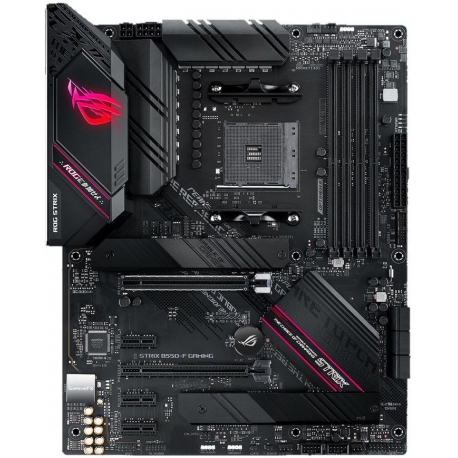 ASUS ROG STRIX B550-F GAMING - Motherboard - ATX - Socket AM4 - AMD B550 Chipset - USB-C Gen2, USB 3.2 Gen 1, USB 3.2 Gen 2 - 2.5 Gigabit LAN - onboard graphics (CPU required) - HD Audio (8-channel) - 0