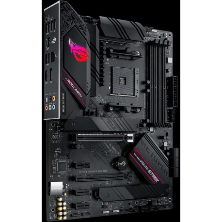 ASUS ROG STRIX B550-F GAMING - Motherboard - ATX - Socket AM4 - AMD B550 Chipset - USB-C Gen2, USB 3.2 Gen 1, USB 3.2 Gen 2 - 2.5 Gigabit LAN - onboard graphics (CPU required) - HD Audio (8-channel) - 4