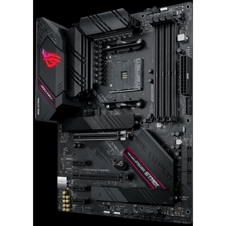 ASUS ROG STRIX B550-F GAMING - Motherboard - ATX - Socket AM4 - AMD B550 Chipset - USB-C Gen2, USB 3.2 Gen 1, USB 3.2 Gen 2 - 2.5 Gigabit LAN - onboard graphics (CPU required) - HD Audio (8-channel) - 5