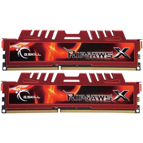 G.Skill Ripjaws-X - DDR3 - kit - 16 GB: 2 x 8 GB - DIMM 240-pin - 1600 MHz / PC3-12800 - CL10 - 1.5 V - unbuffered - non-ECC - 0