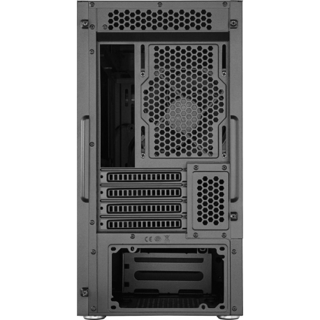 Cooler Master Silencio S400 - Tower - micro ATX - no power supply (ATX / PS/2) - black - USB/Audio - 3