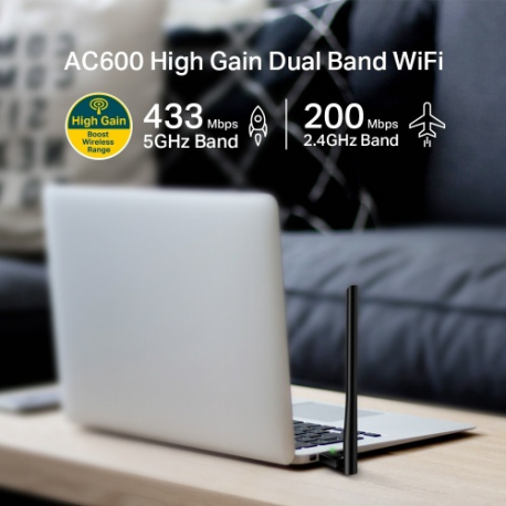 AC600 High Gain Wireless Dual - 2